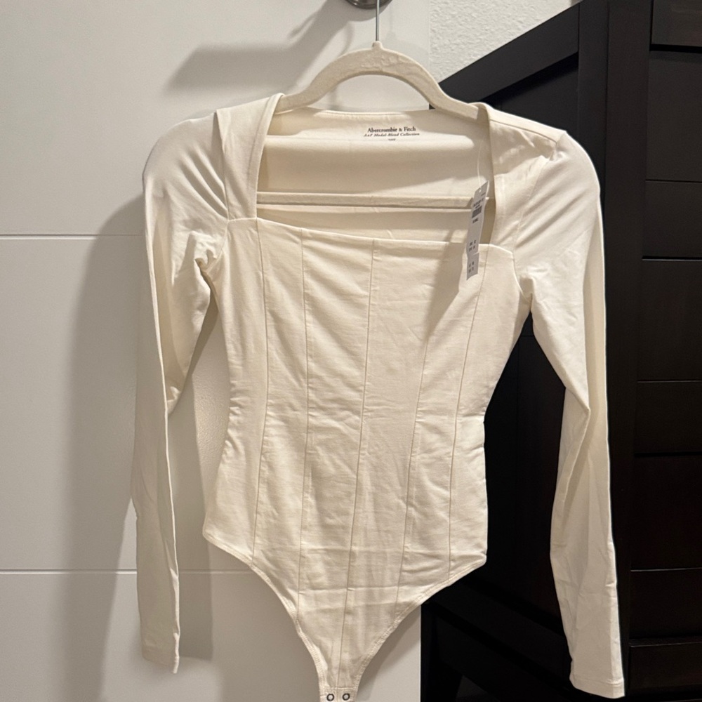 Cream Long Sleeve women One Piece